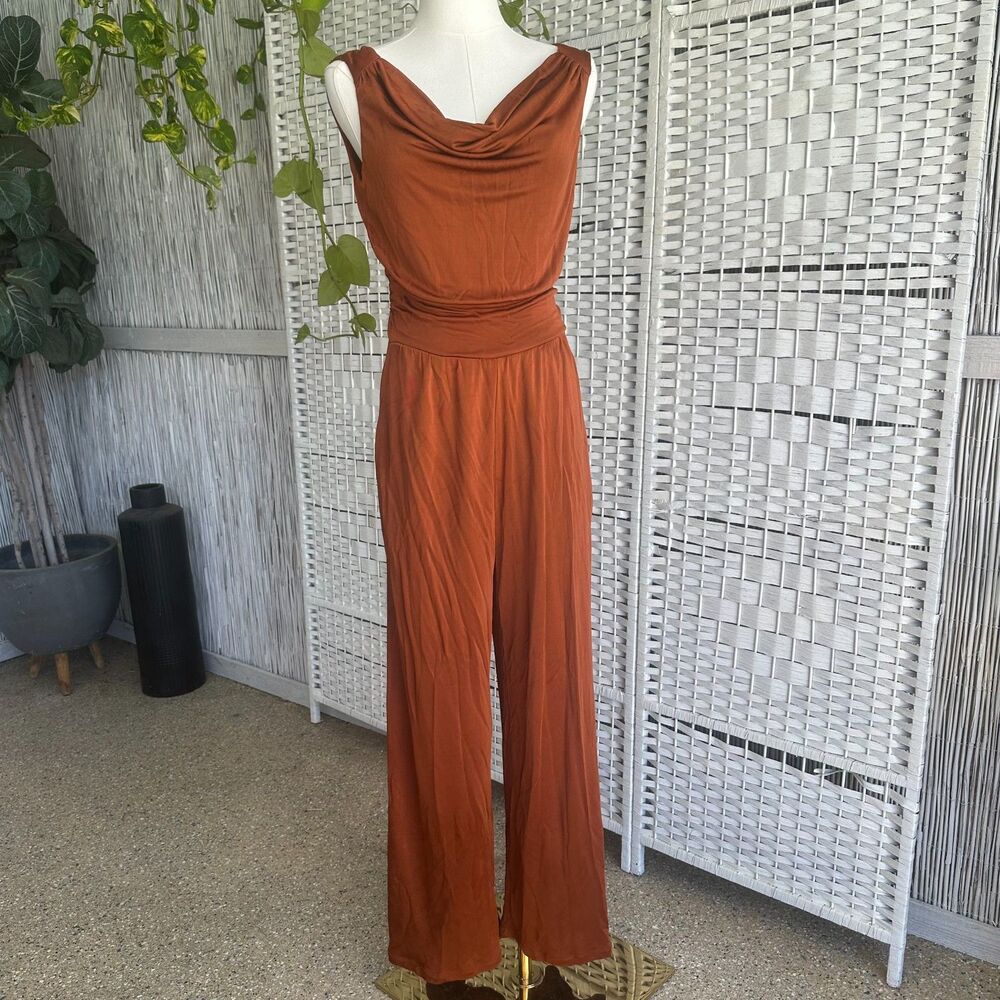 Anthropologie Maeve Women's X-Small Enchantment Jumpsuit Jumper Copper